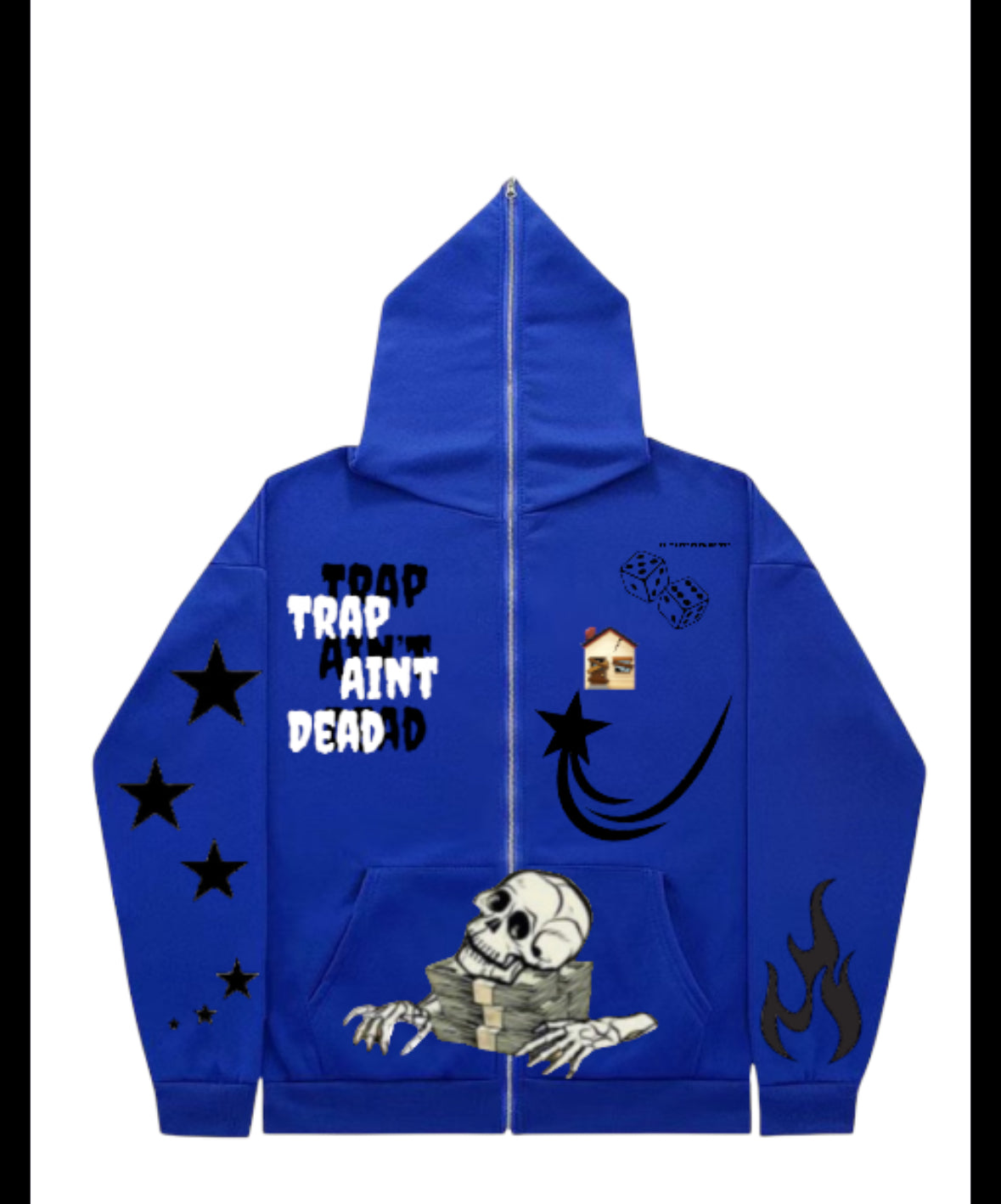 (trapaintdead) zip up hoodies